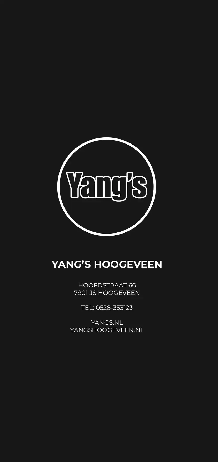 Yang's Menu pagina 5 - Restaurant